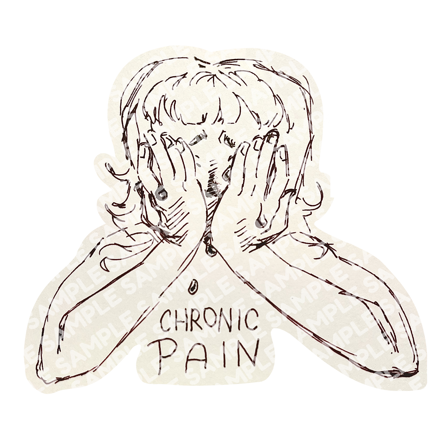 Chronic pain sticker
