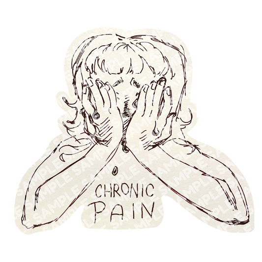 Chronic pain sticker