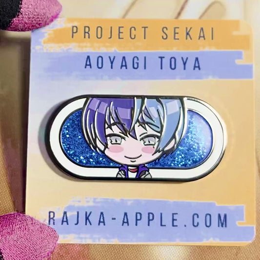 Aoyagi Toya Metal Enamel pin Project Sekai Colorful stage (Copy)